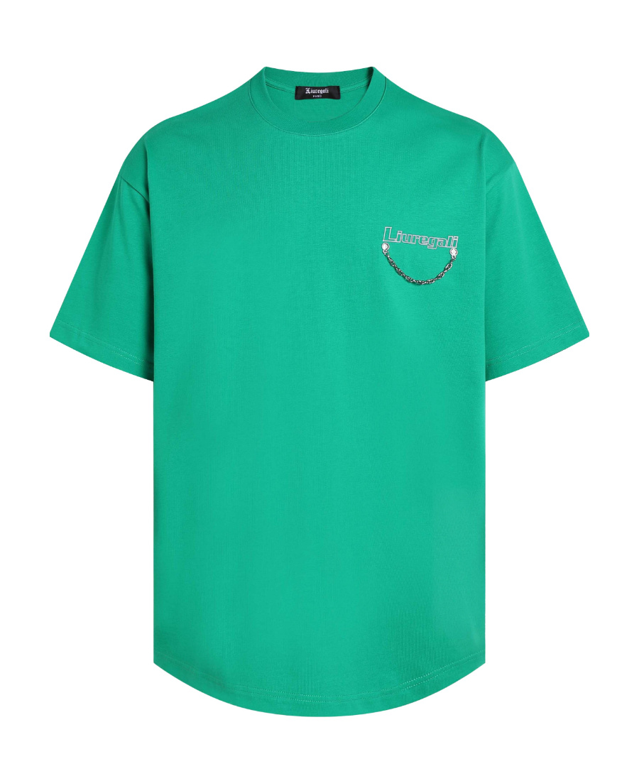 LIUREGALI LOGO DETAILS SHORT-SLEEVED T-SHIRT 