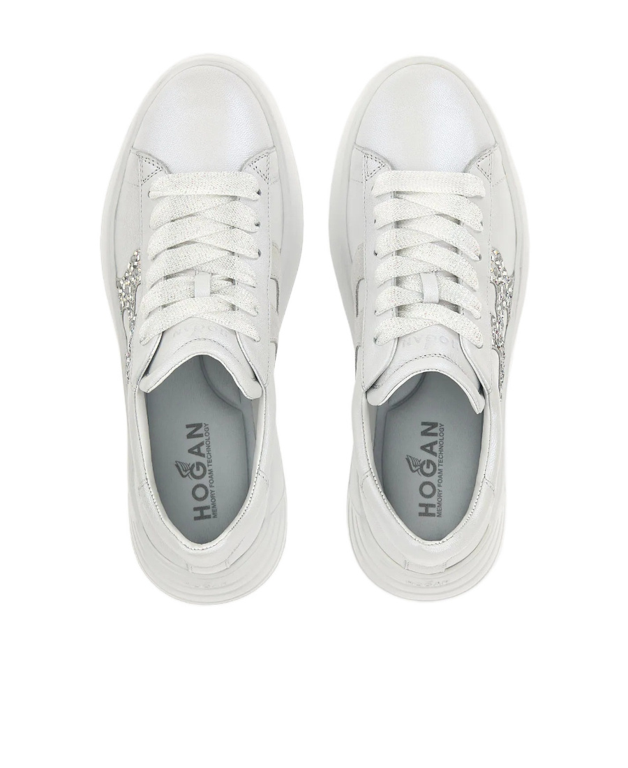 Hogan Rebel Low-top Sneakers In White