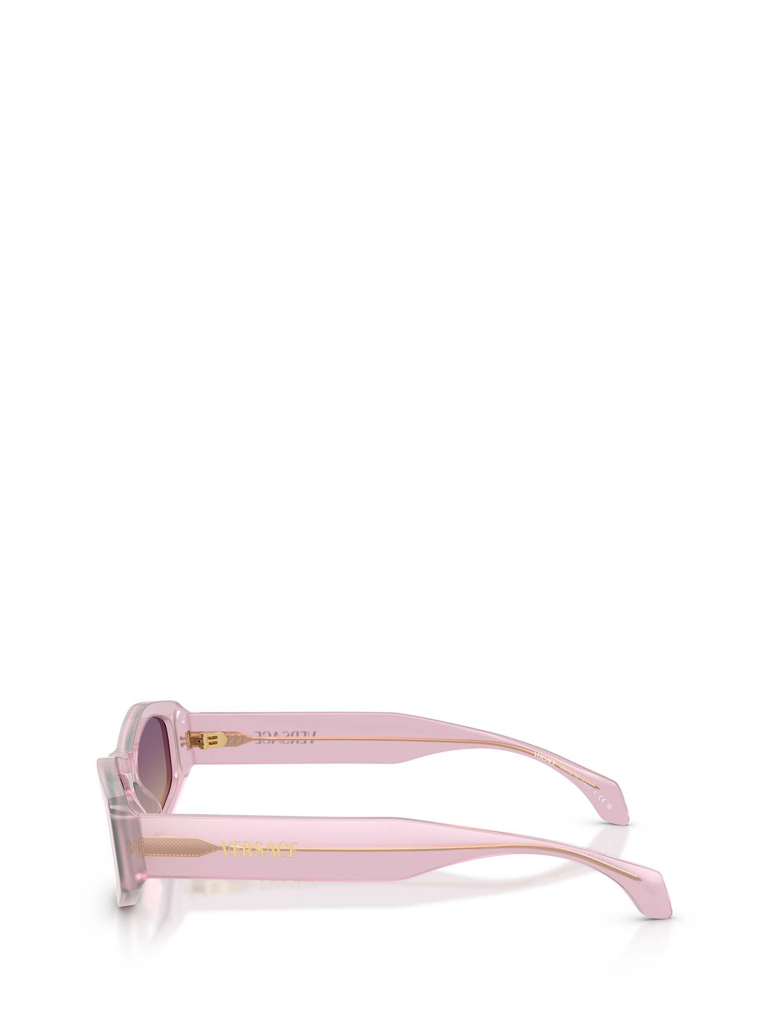 Versace Violet Gradient Yellow Geometric Ladies Sunglasses Ve4487 551370 54 In Pink