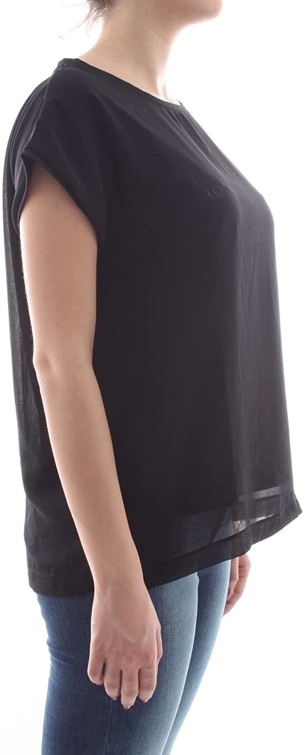 Shop Armani Jeans Logo Details T-shirt In Black