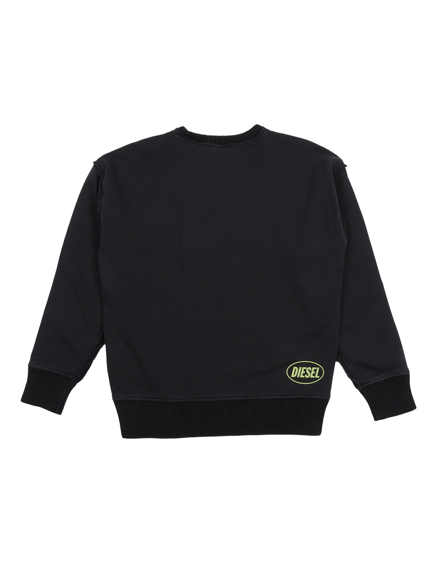 Diesel Logo-print Sweater In Black