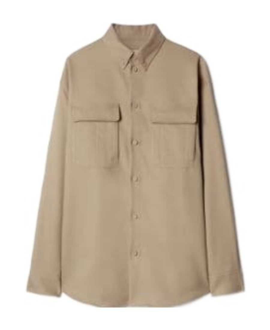 Off-white Long-sleeve Shirt In Nude