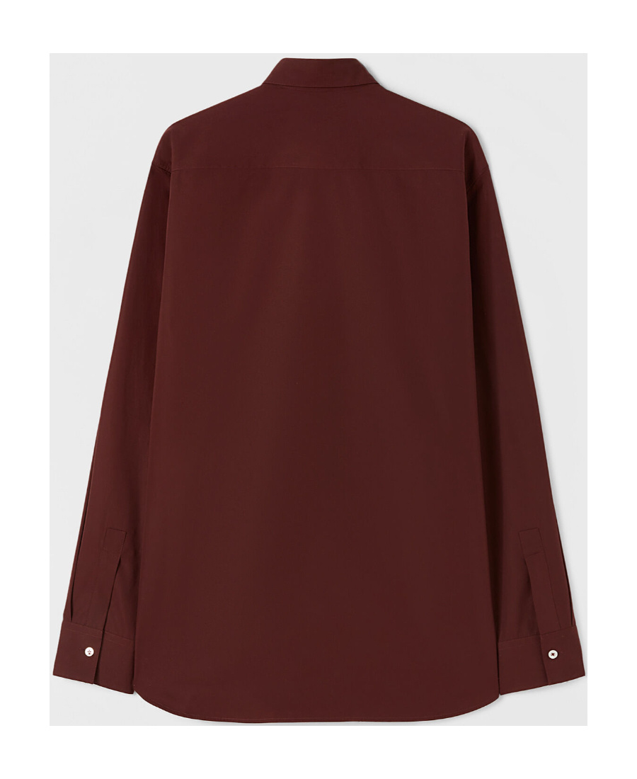 Jil Sander Longsleeve Button-up Shirt In Brown