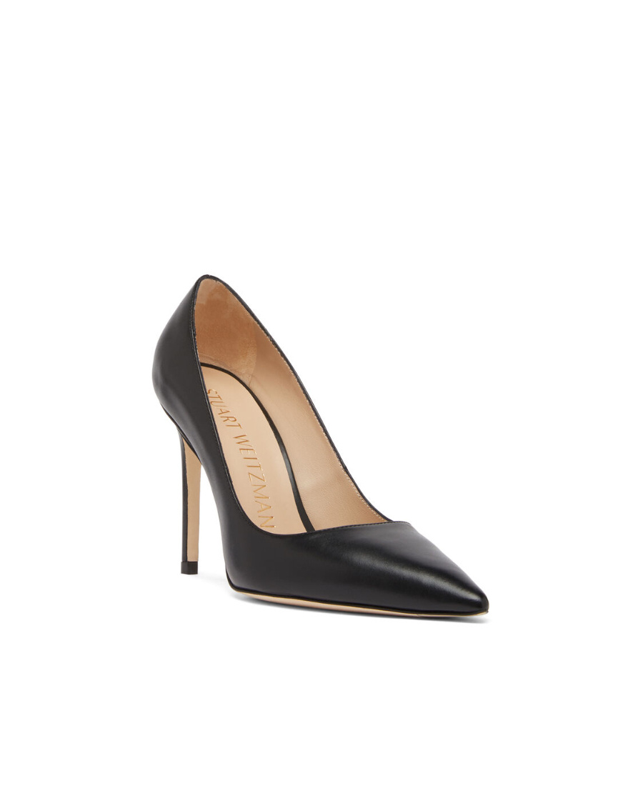 Stuart Weitzman Stuart Patent Leather Stiletto Pumps In Black