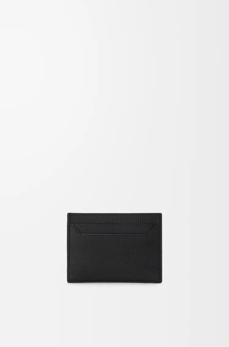 Loewe Anagram Leather Cardholder In Black