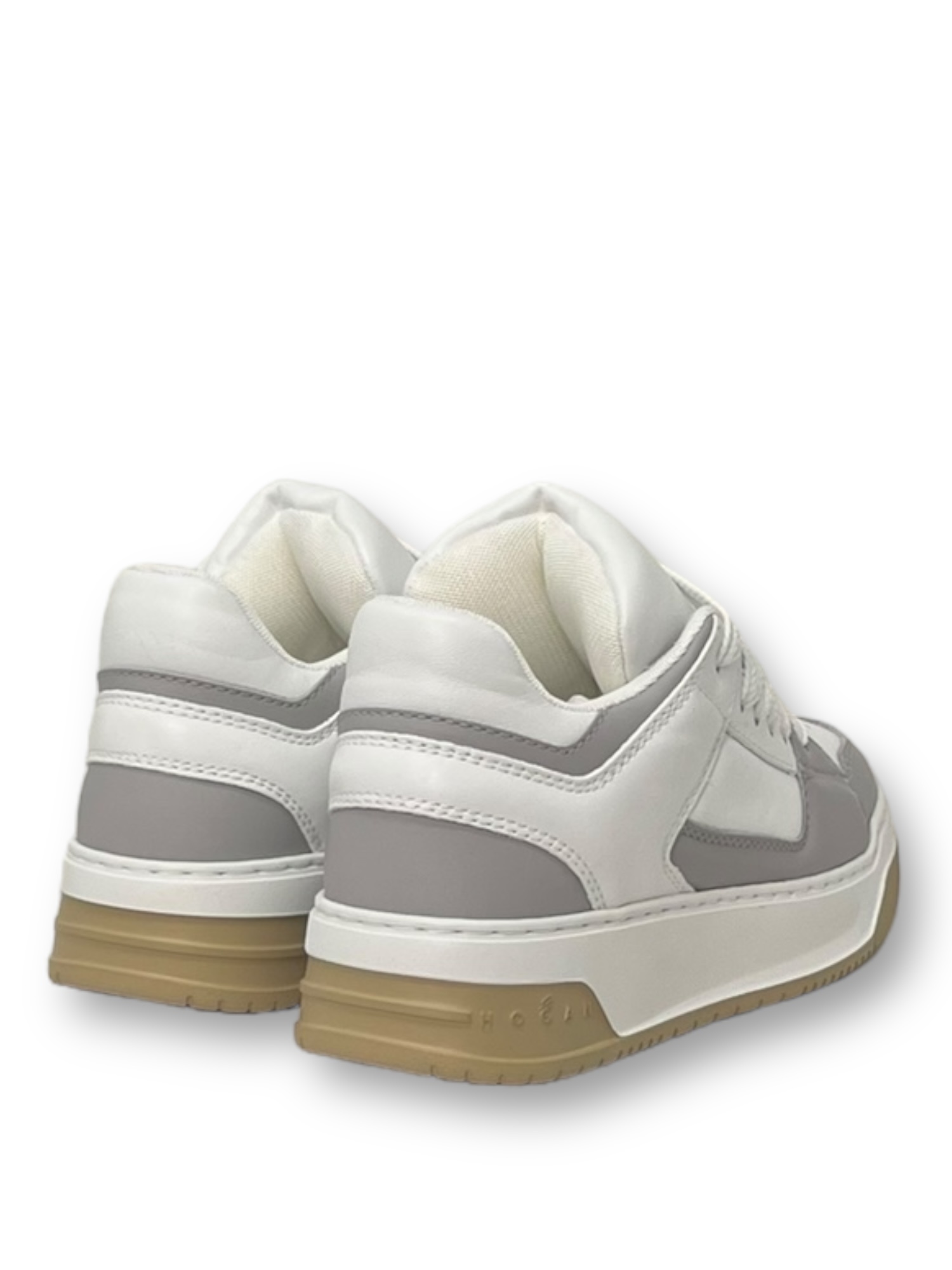 Hogan Chamallow Panelled Sneakers In White