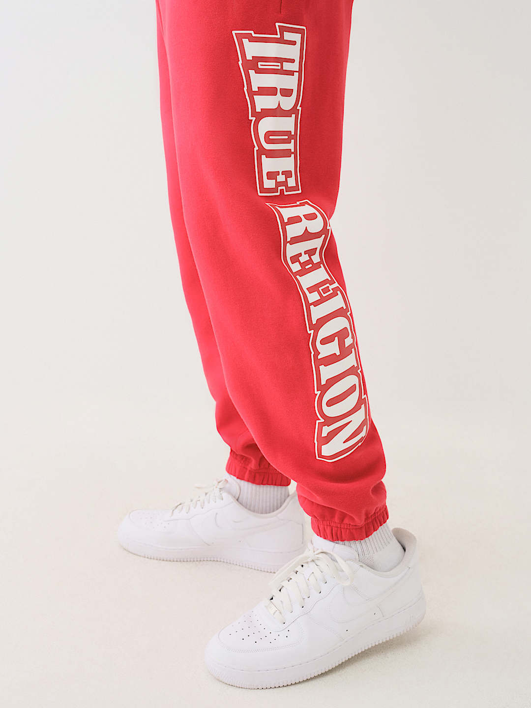 True Religion Relaxed Icon Sweatpants In Red