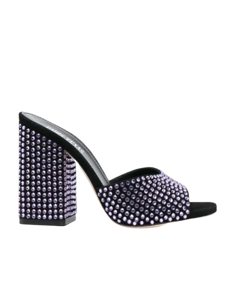 Shop Paris Texas Holly Anja 105mm Mules In Black