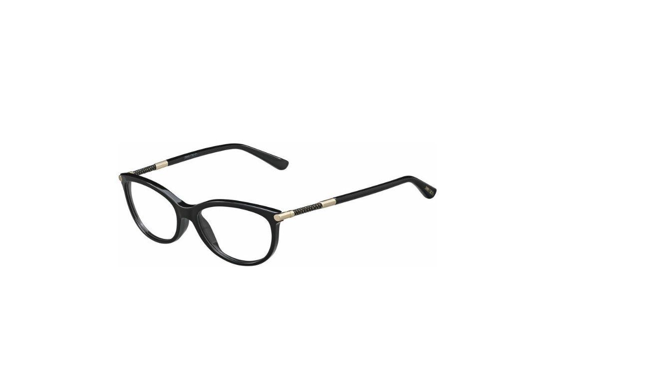 Jimmy Choo Eyewear Cat-eye Glasses In Black