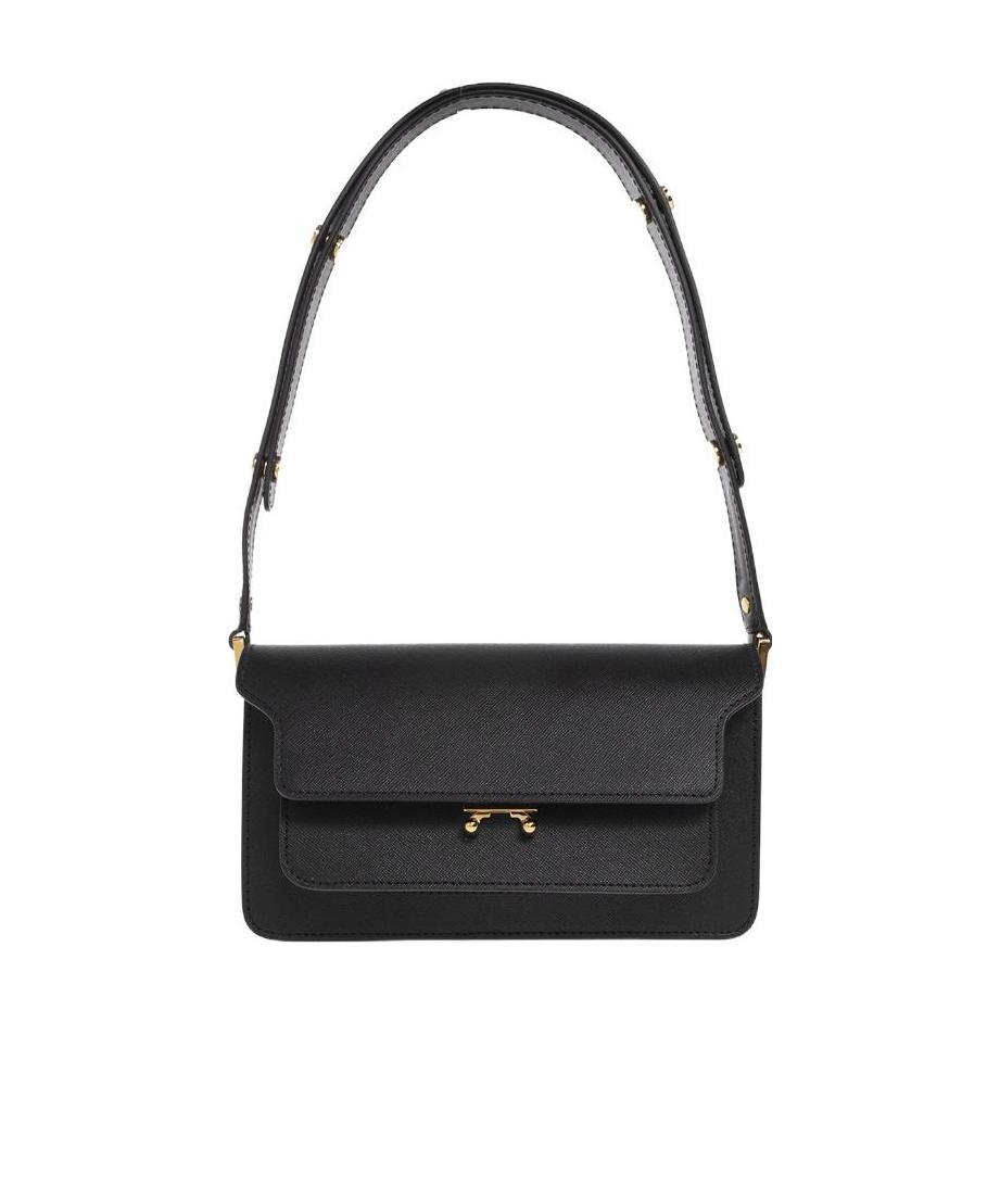 Marni Trunk Shoulder Bag In Black