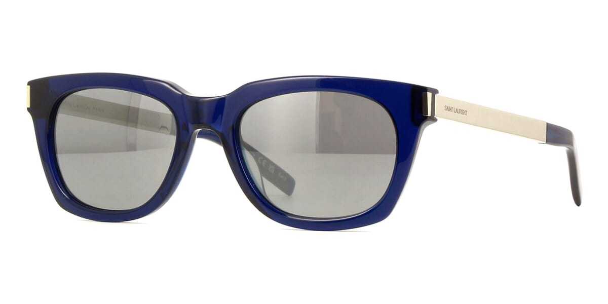 Saint Laurent Sl 582 Square-frame Sunglasses In Gray