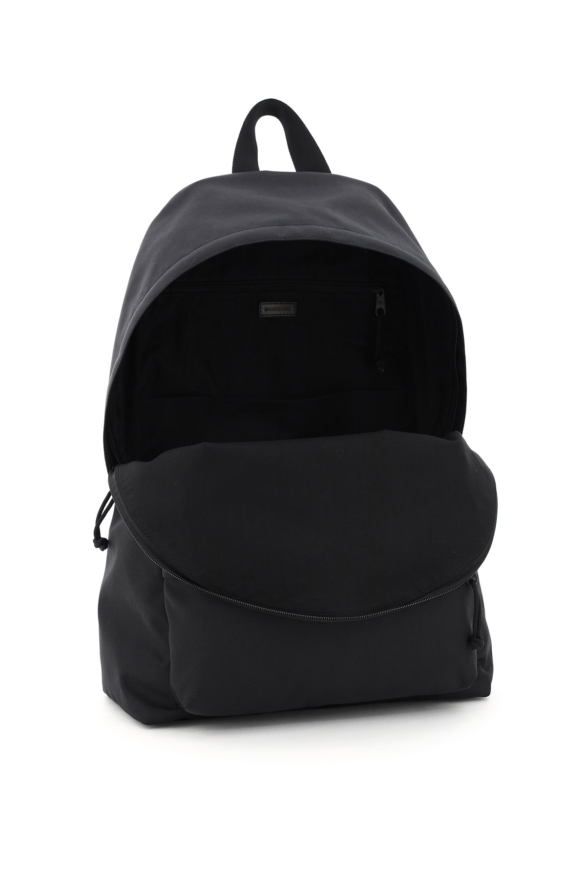 Balenciaga Urban Explorer Backpack With Front Zip Pocket In Black