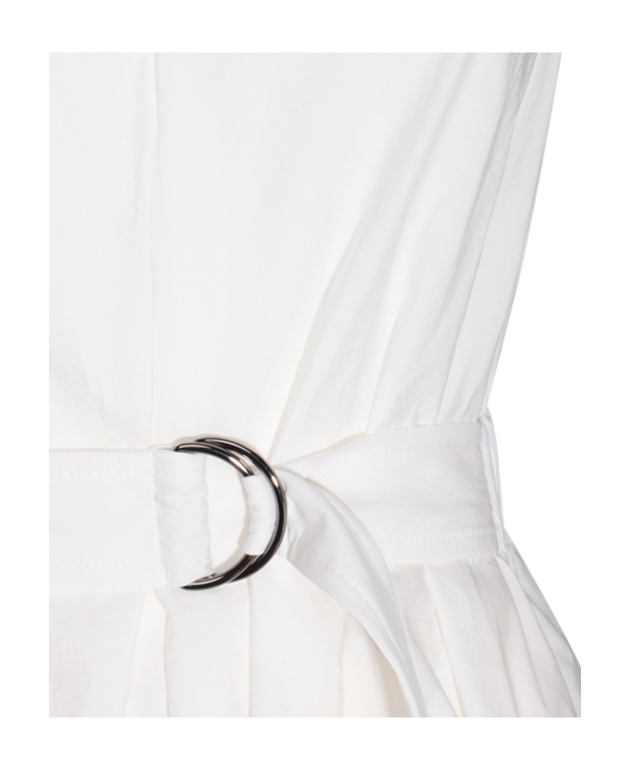 Brunello Cucinelli Women Poplin Dress In White