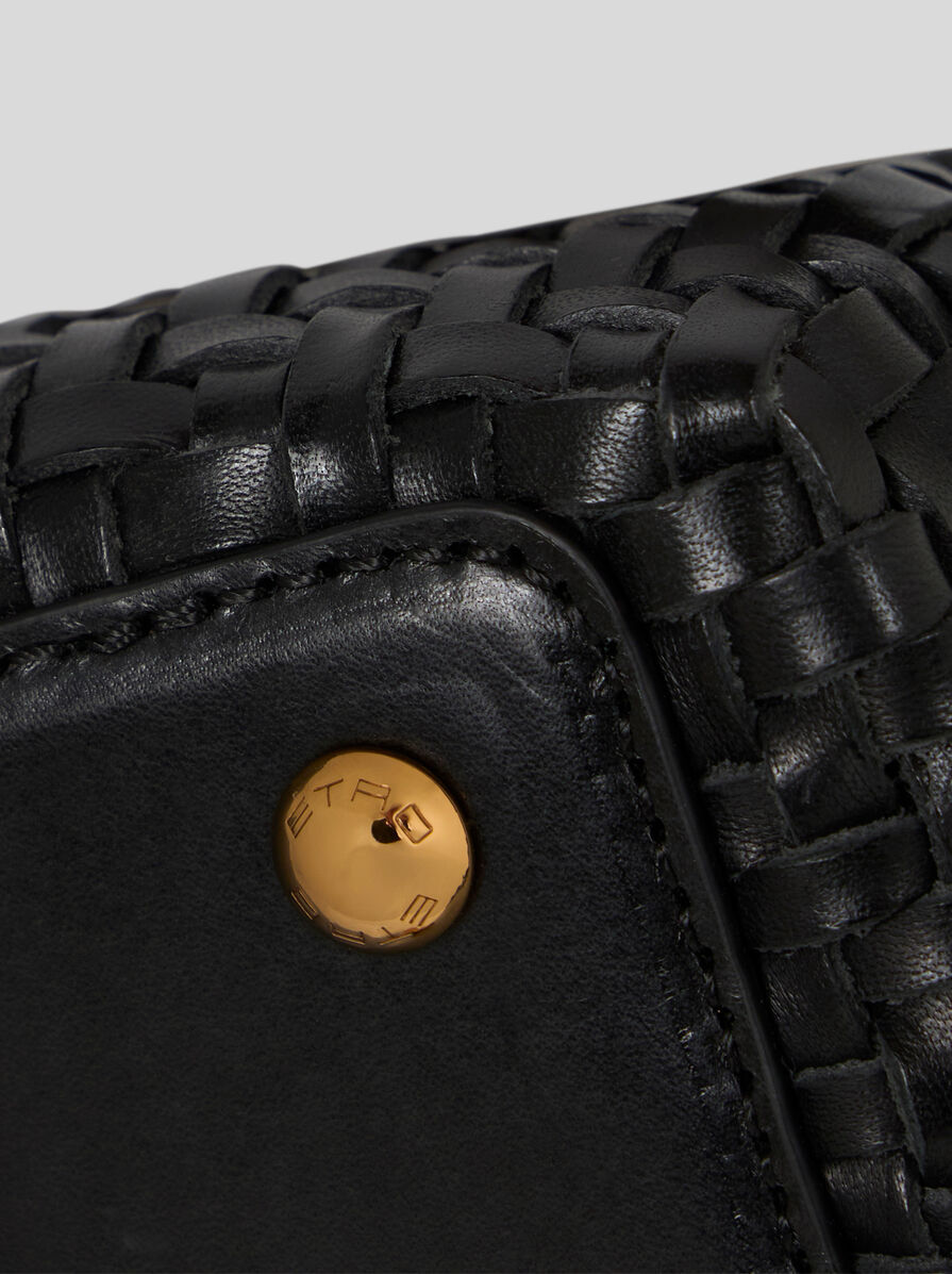 ETRO SMALL WOVEN VELA BAG
