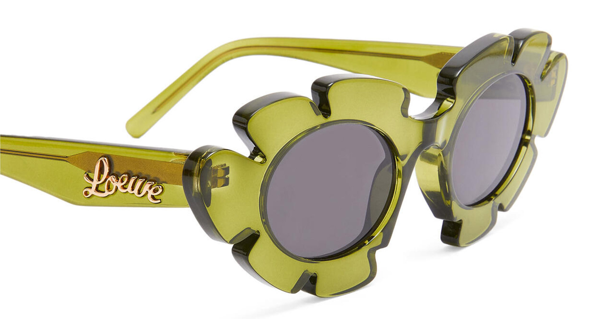 Loewe Logo Logo Sunglasses In Multicolor