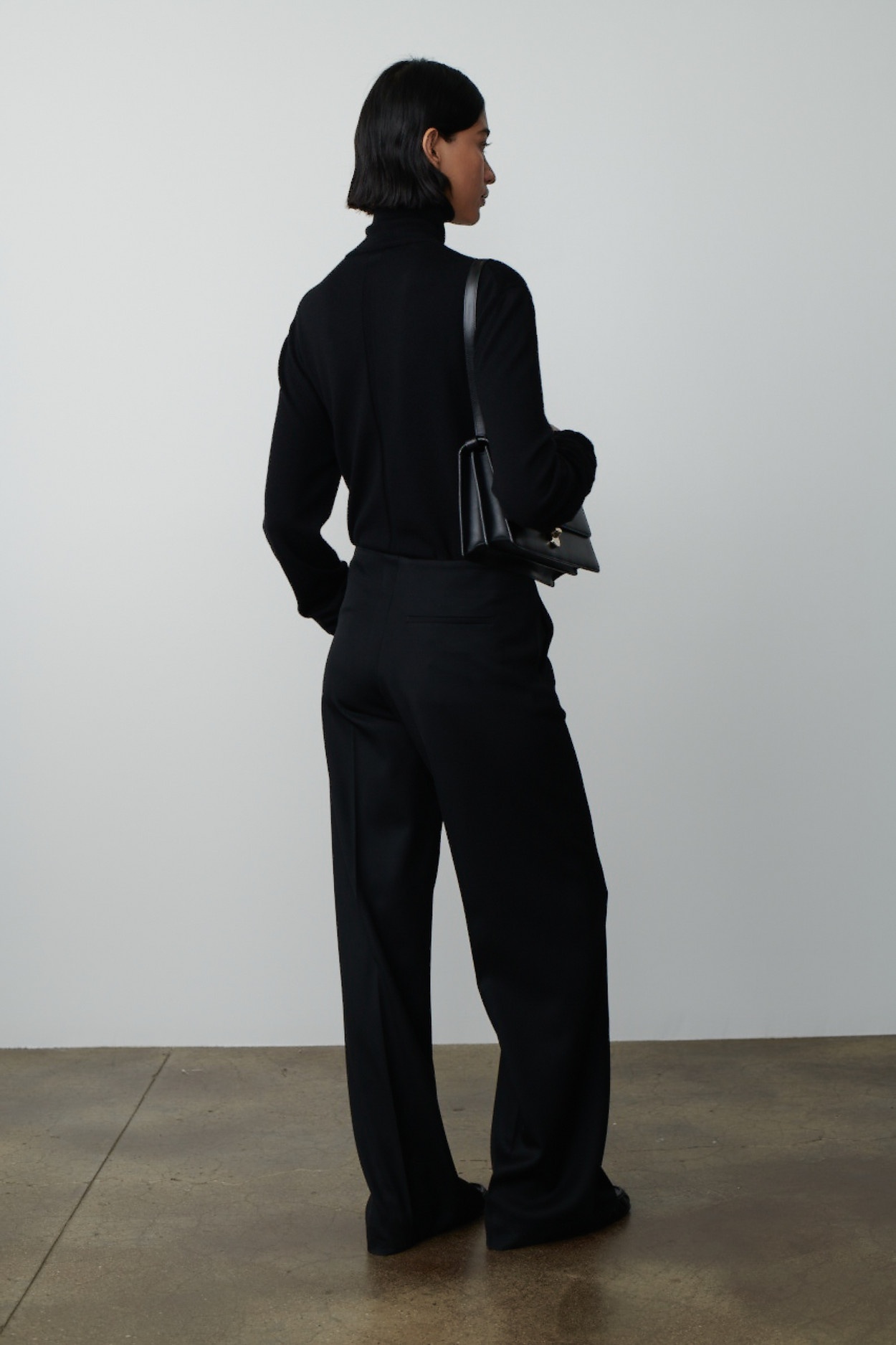 The Row Wide-leg Casual Pants In Black