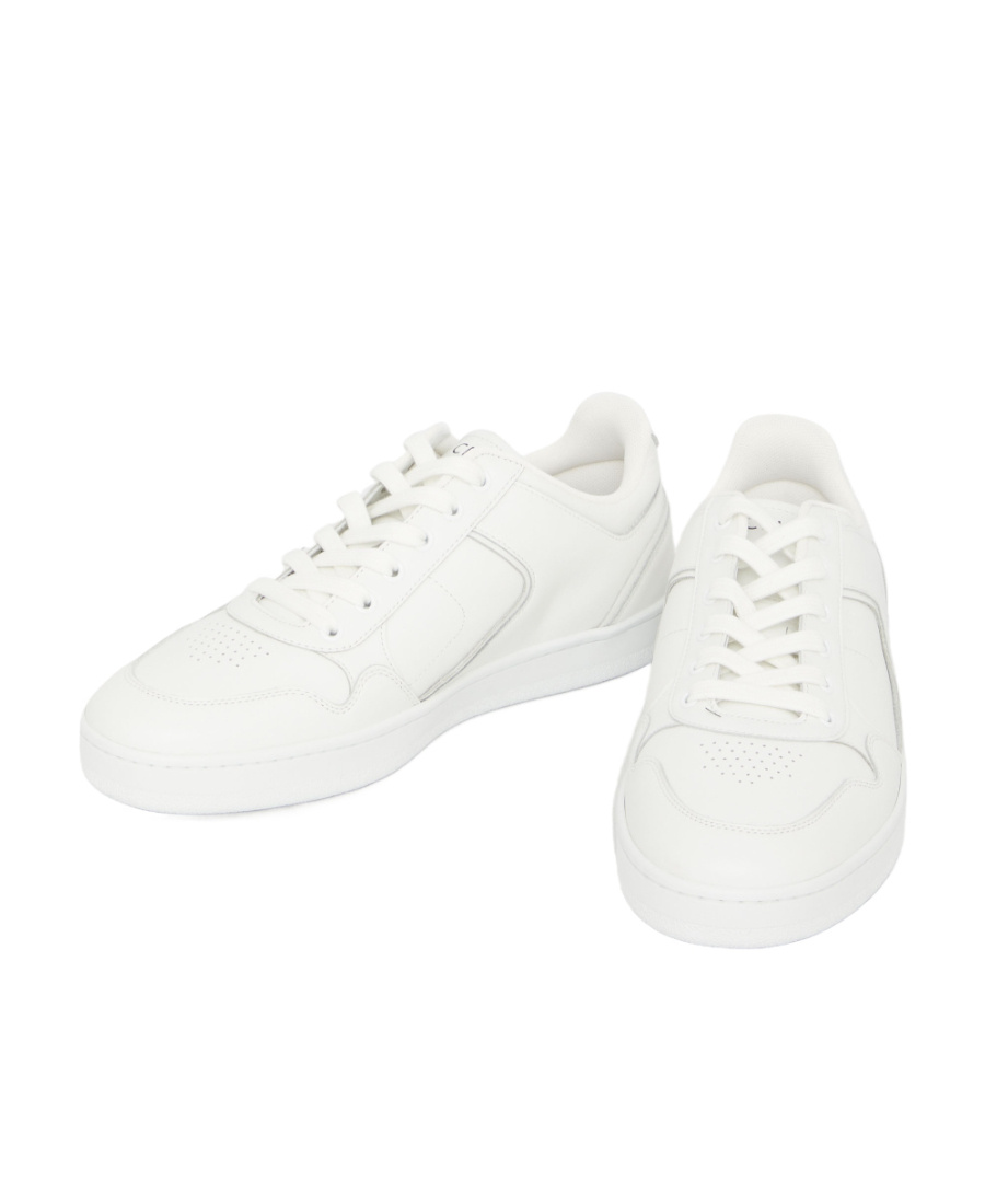 Celine Ct-10 Lacing Round Head Low-cut Casual Shoes In White