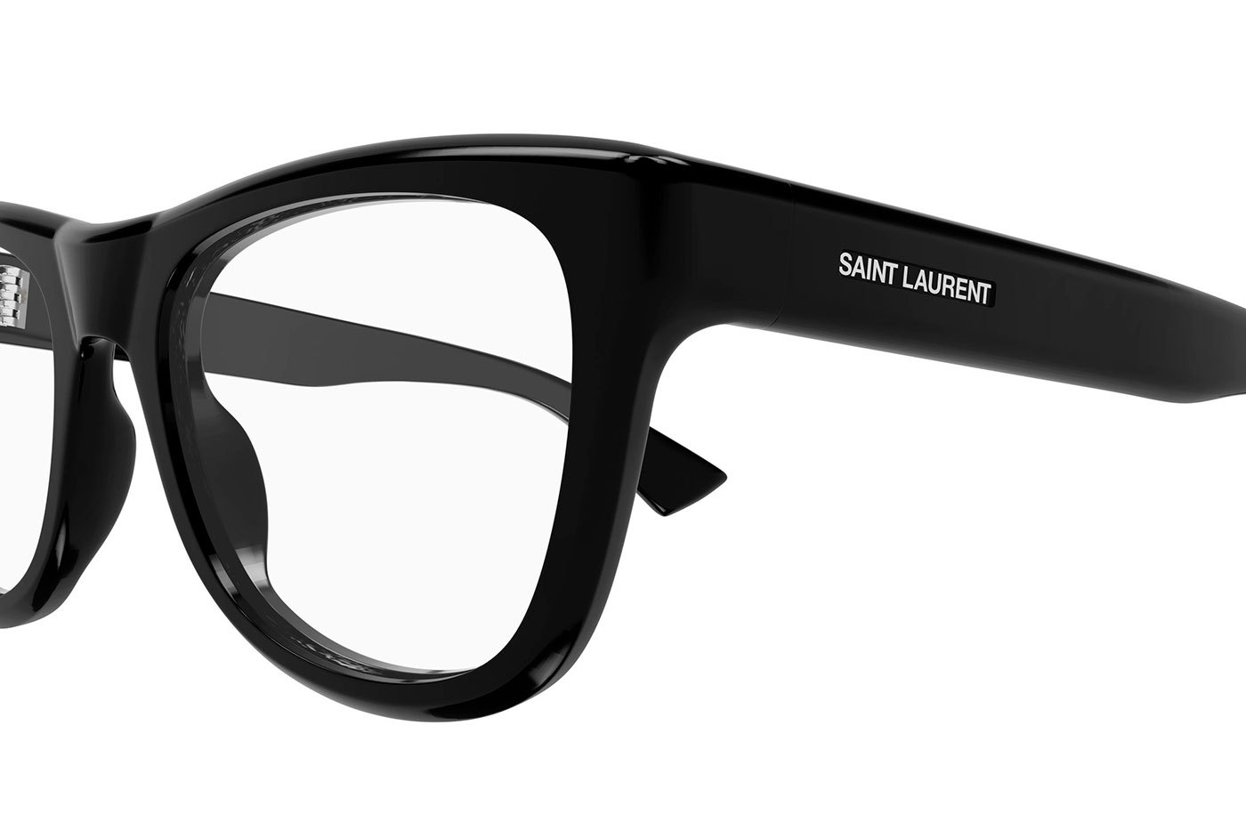 Saint Laurent Rectangle-frame Glasses In Blue