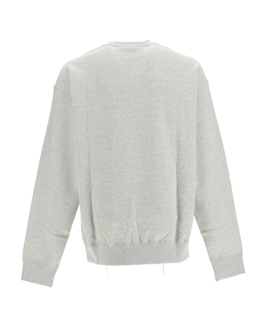 Jil Sander Ribbed Cotton Sweatshirt With Cuffs And Hem In White