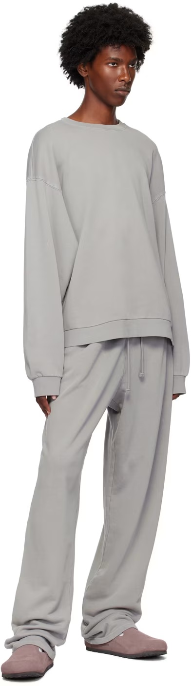Birkenstock Regular London Pin-button Casual Pants In Gray