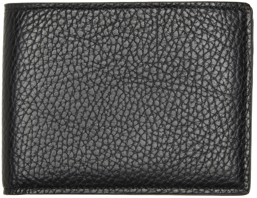Common Projects Logo Bi-fold Wallet In Black