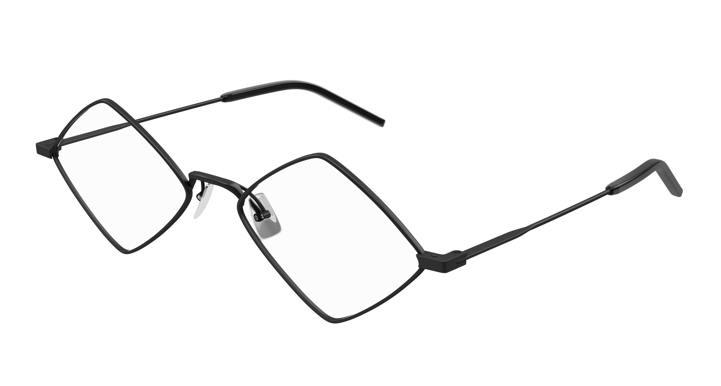 Saint Laurent Logo Flat Mirror In White