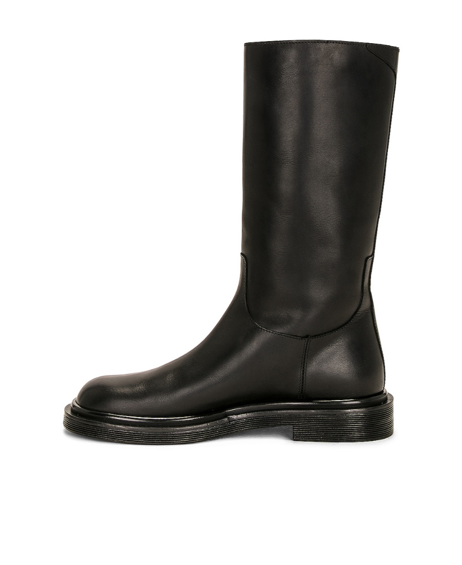 The Row Ranger Tubo Leather Boots In Black