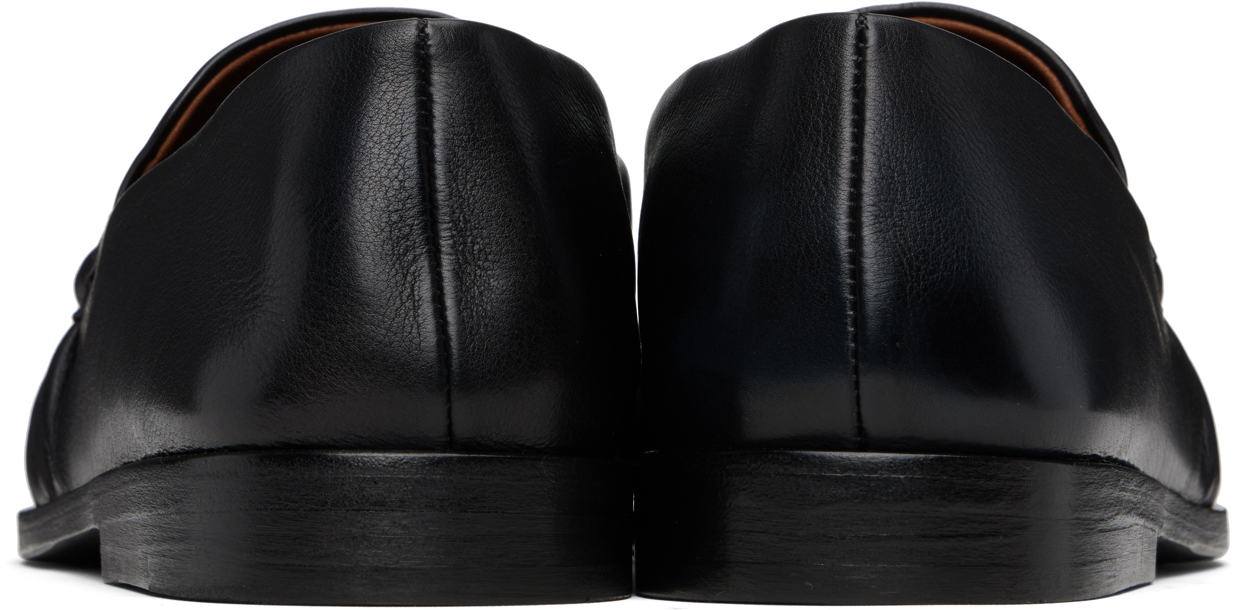 Marsèll Round Toe Loafers In Black