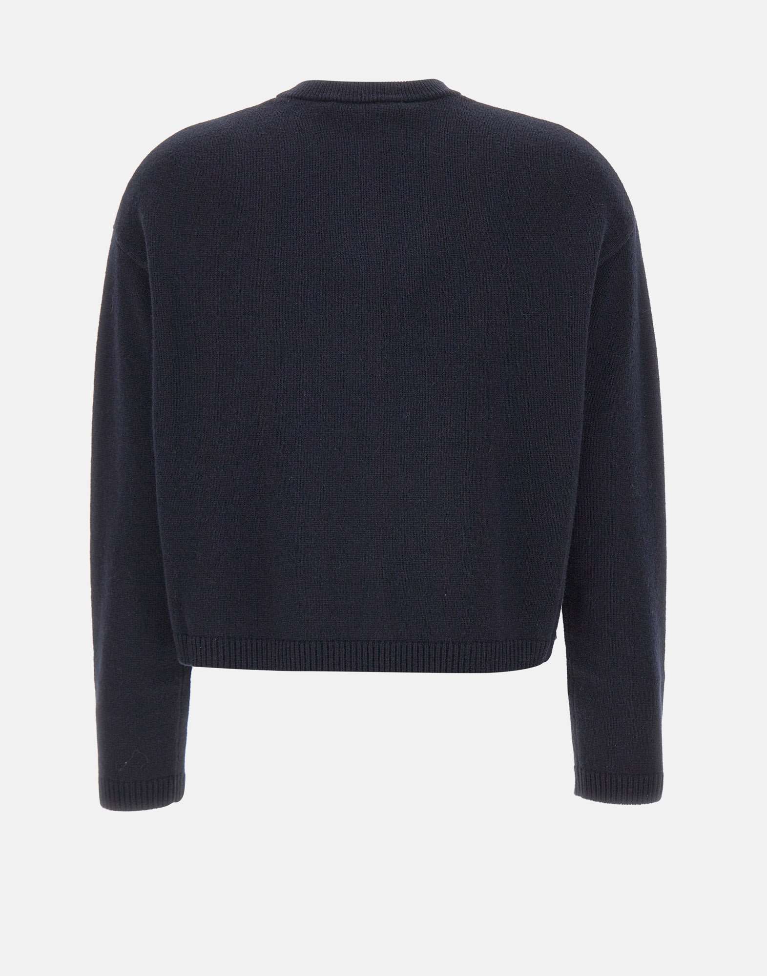 Max Mara Long-sleeved Sweater In Blue