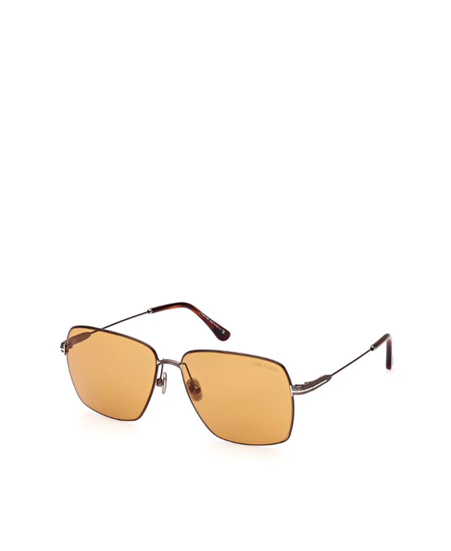 Tom Ford Eyewear Square Frame Sunglasses In Nude