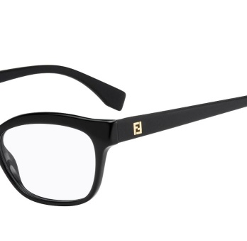 Fendi Logo Details Flat Mirror In Black