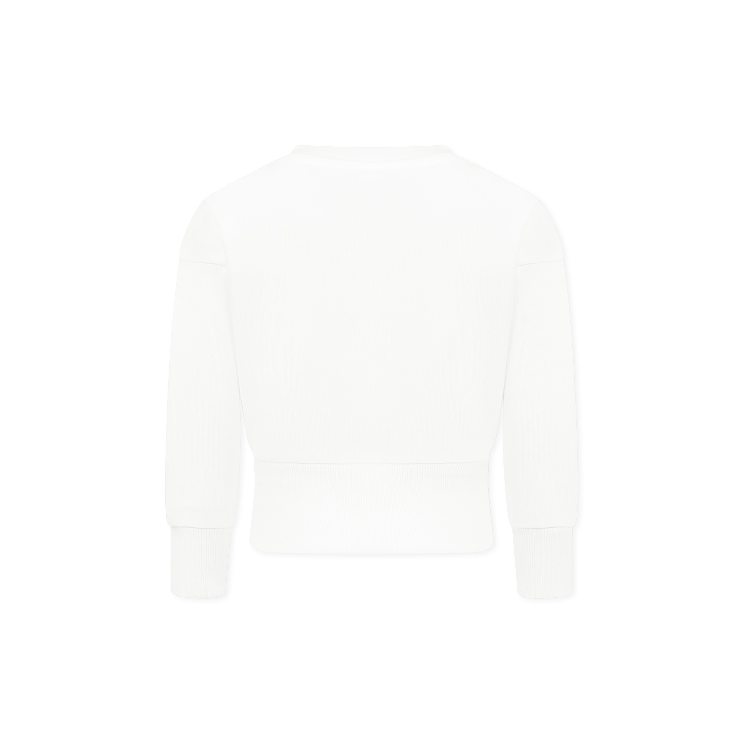 Balmain Long-sleeved Sweater In White