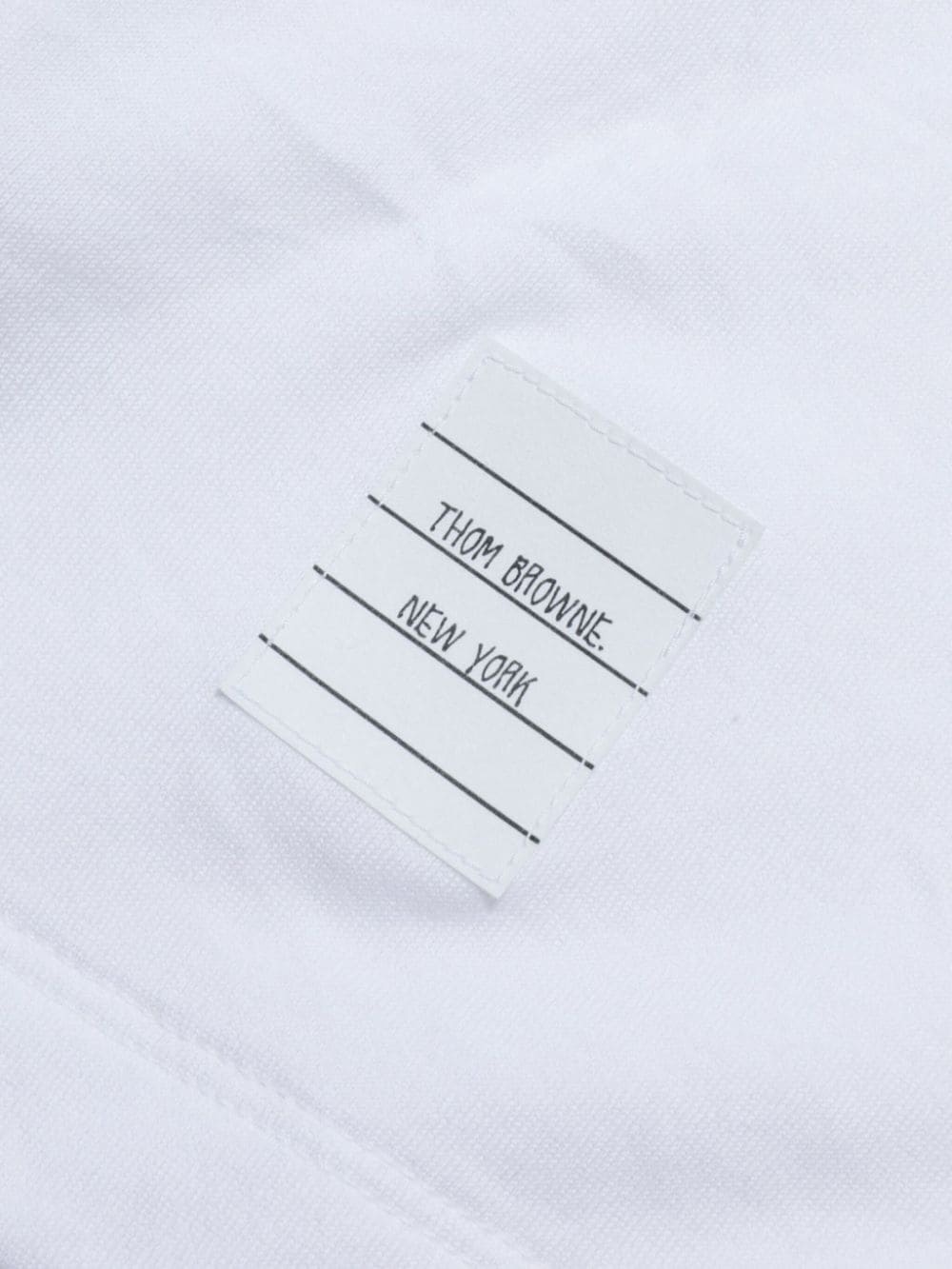 Thom Browne Side Slits Relaxed T-shirt In White