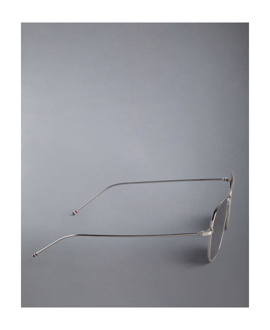 Thom Browne Pilot-frame Tinted Sunglasses In Blue