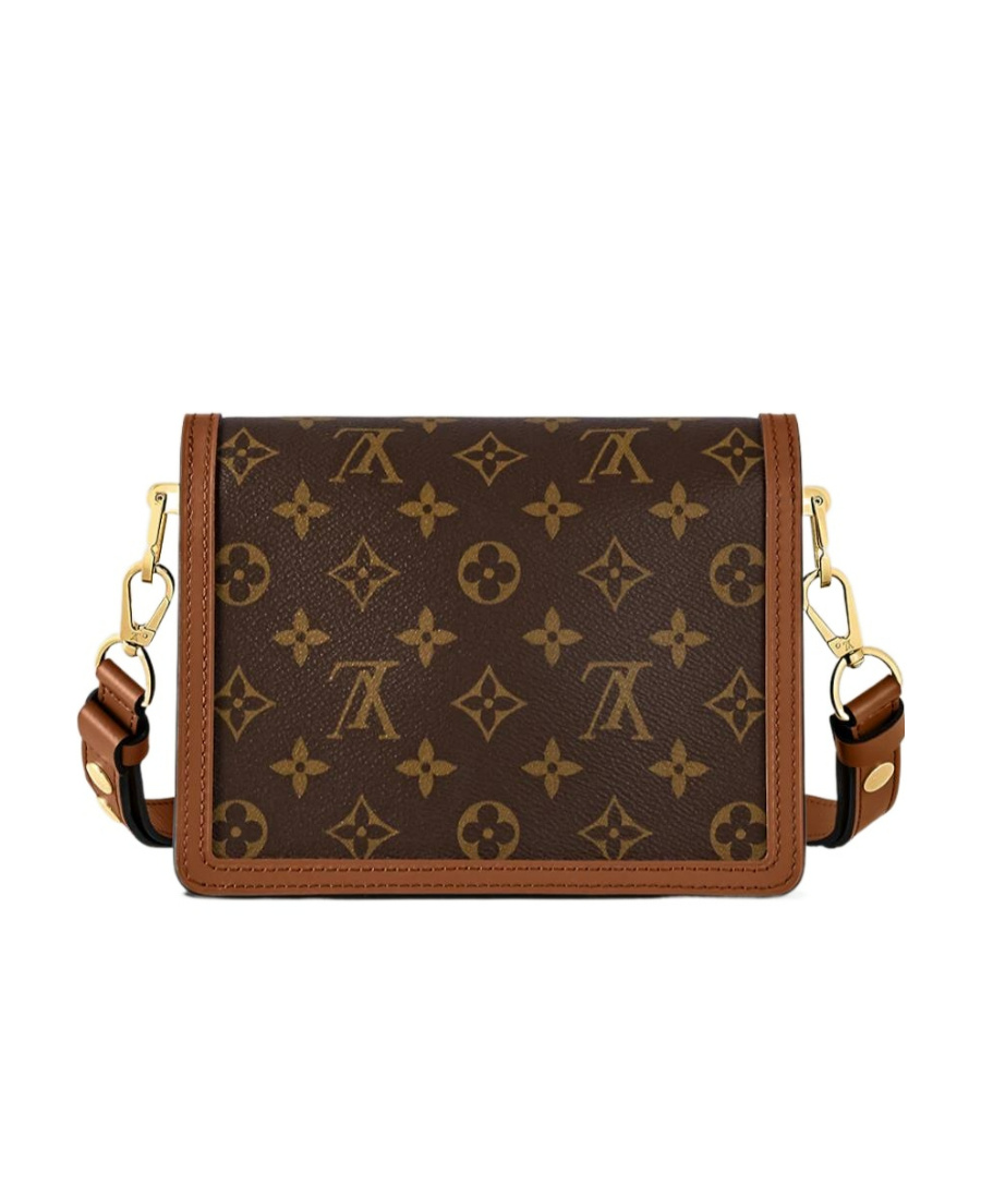 Pre-owned Louis Vuitton Mini Dauphine Shoulder Backpack In Brown