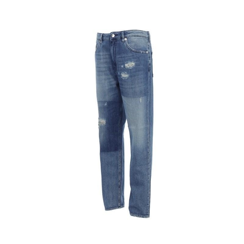 Moschino Straight Jeans In Blue