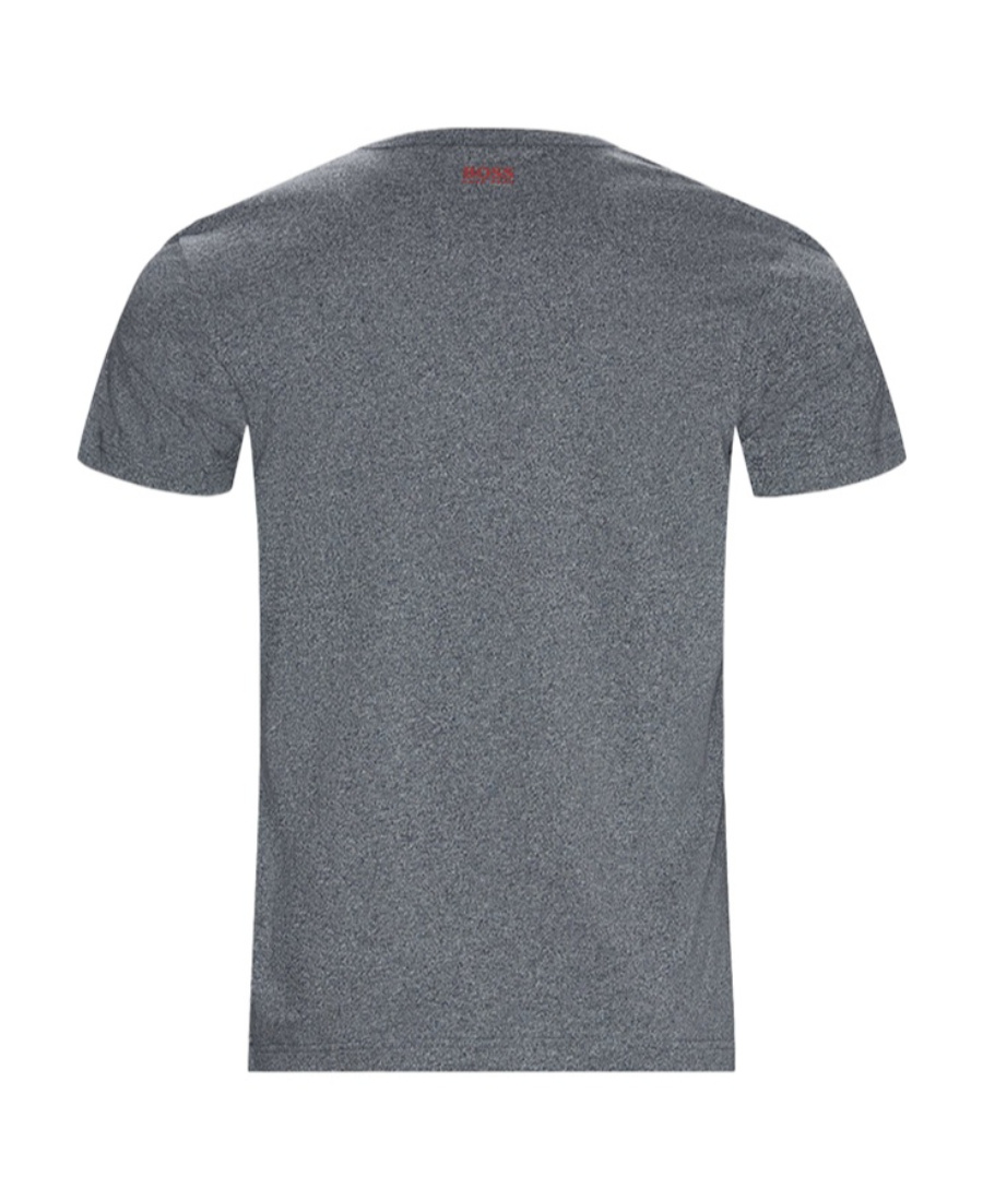Hugo Boss Logo Printed T-shirt In Gray