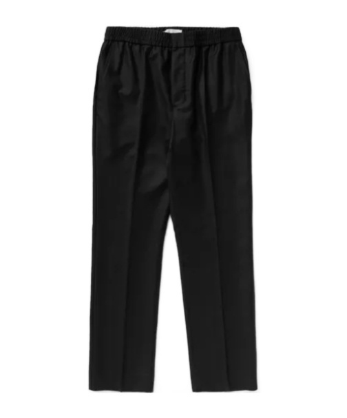 Ami Alexandre Mattiussi Ami Paris Elasticated Waistband Trousers In Black