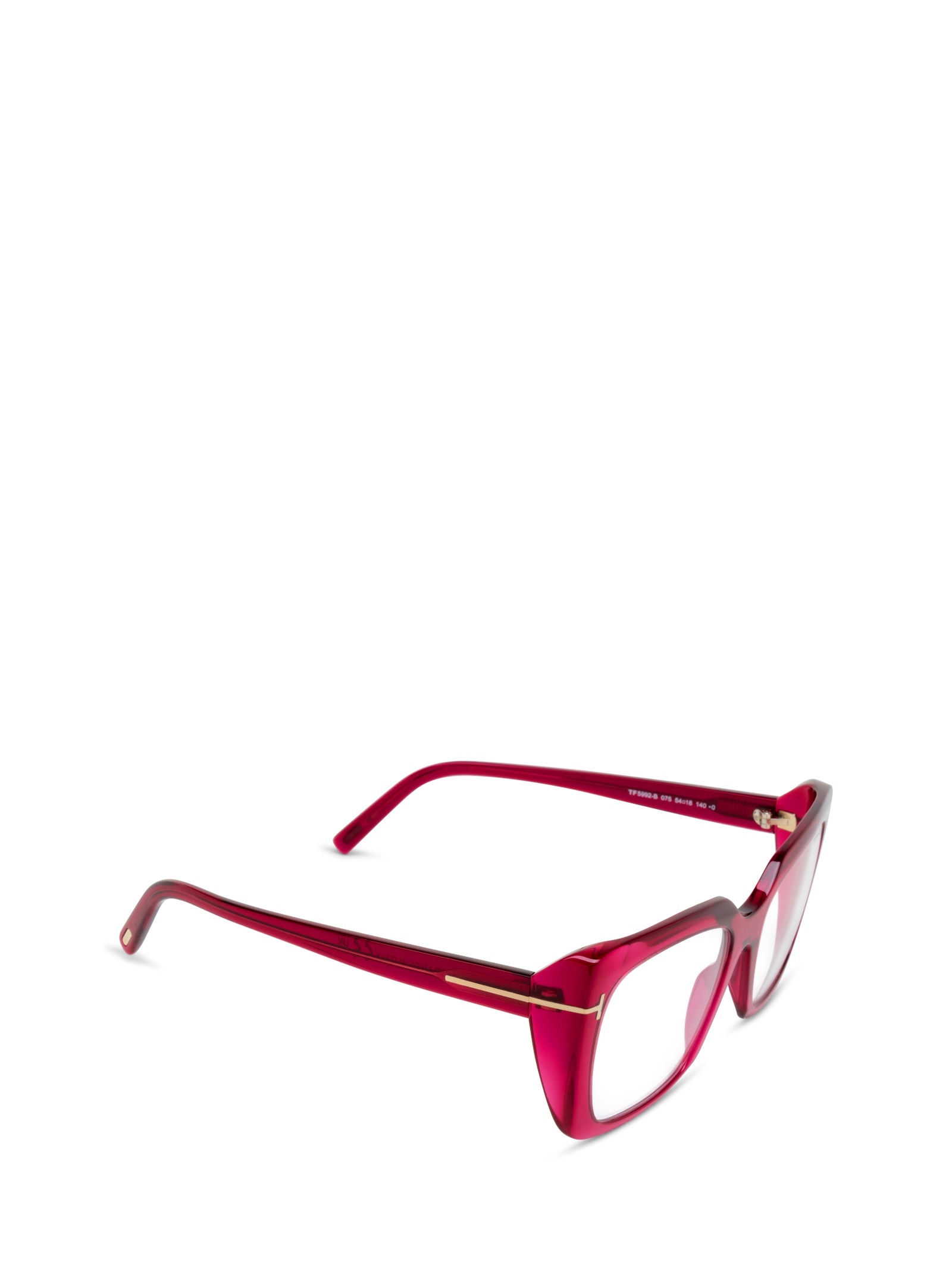 Tom Ford Eyewear Square Frame Glasses In Red