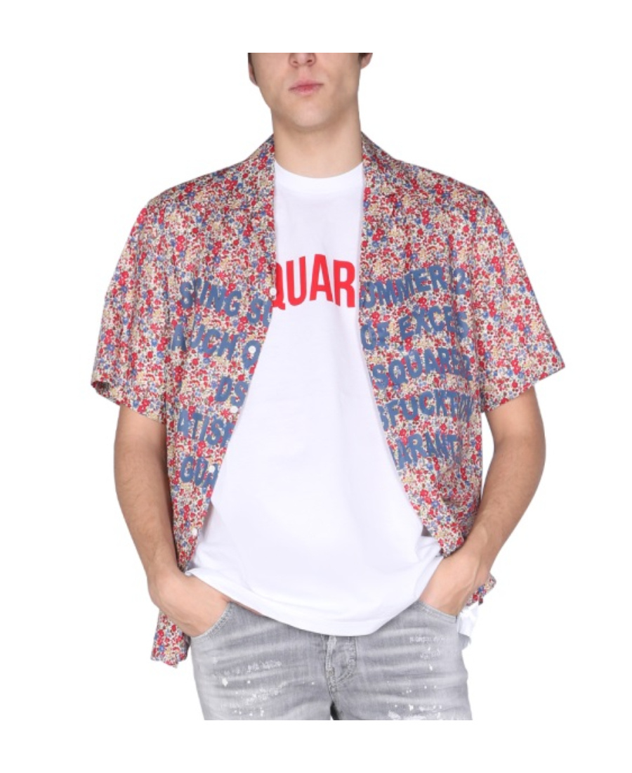 Dsquared2 Dsquared Men "bowling" Shirt In Multicolor