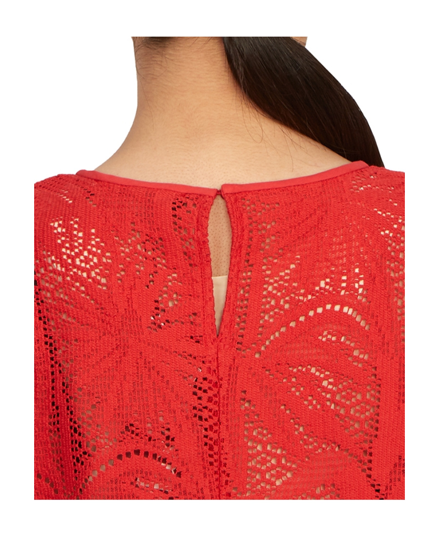 Max Mara Short-sleeved T-shirt With Round Neck In Red