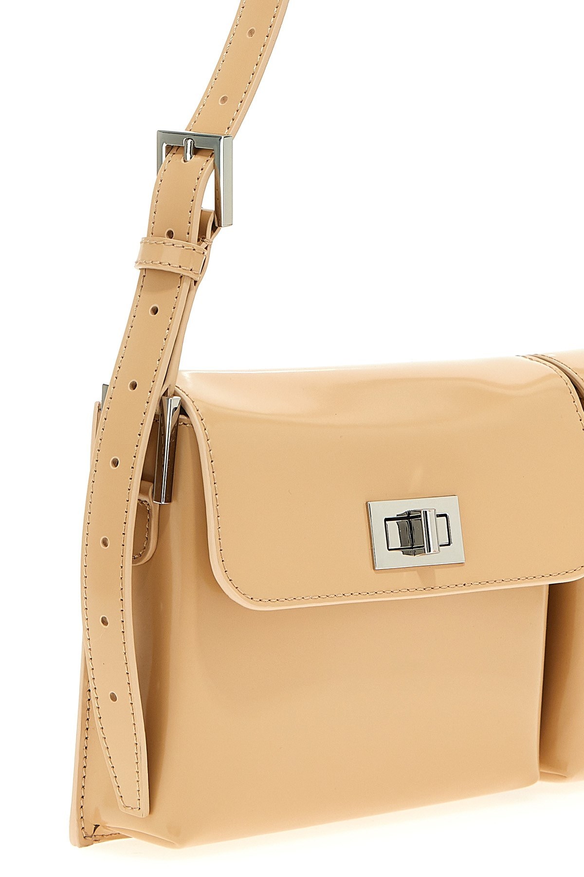 By Far Billy Shoulder Bag In Nude
