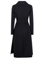 Weekend Max Mara Long Sleeve Coat In Black