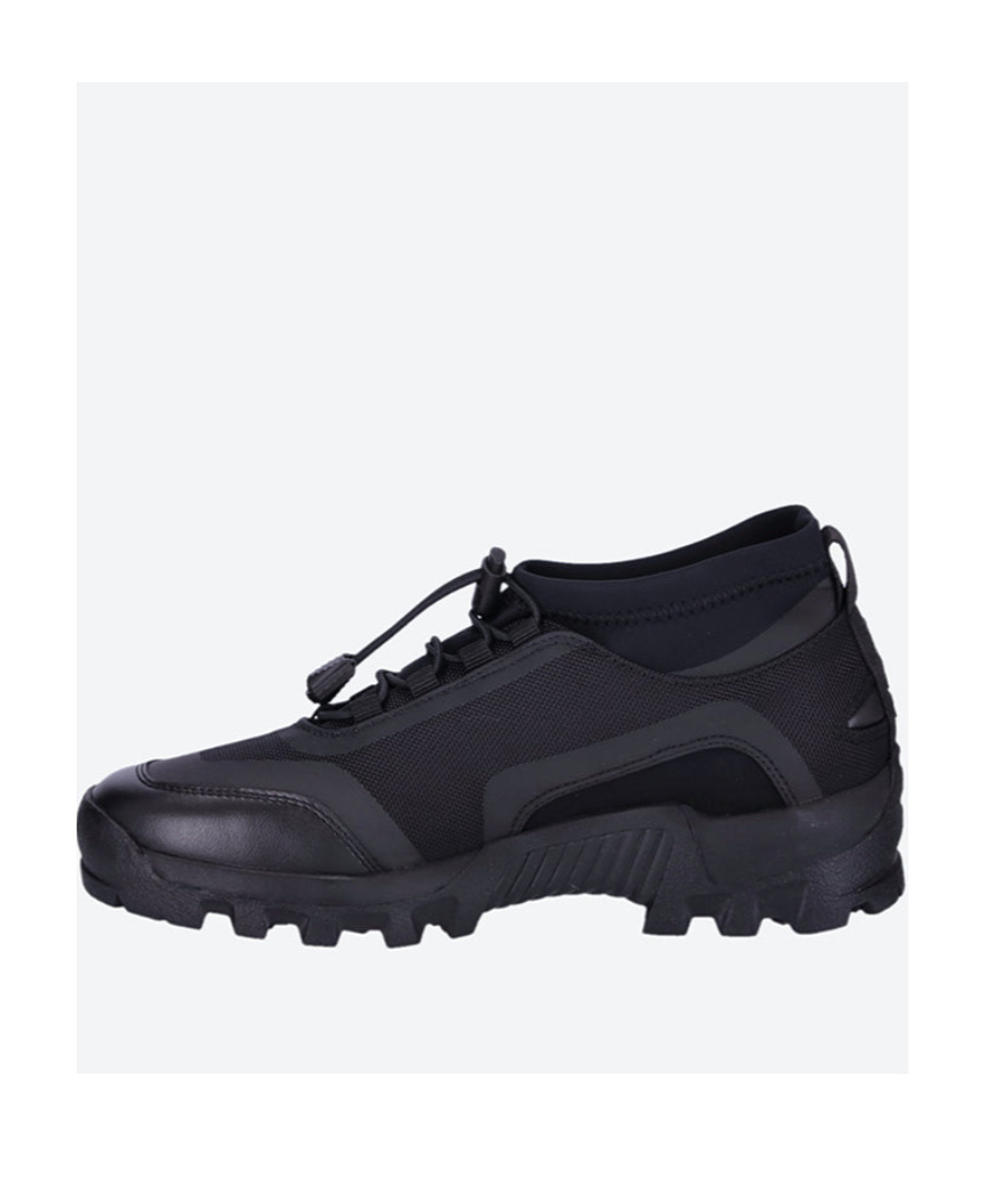 Ganni Low-top Drawstring Sneakers In Black