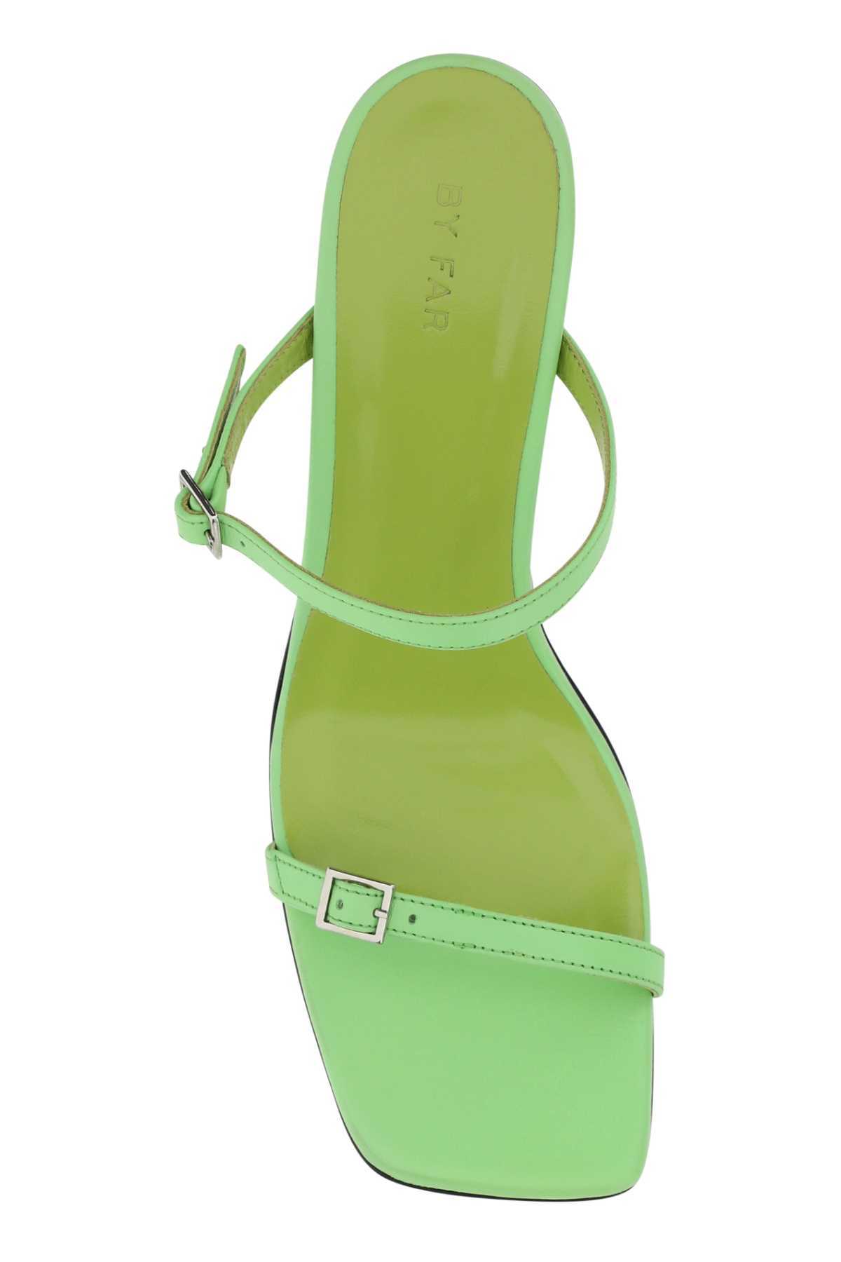 BY FAR BY FAR OPEN TOE SLIP-ON SANDALS