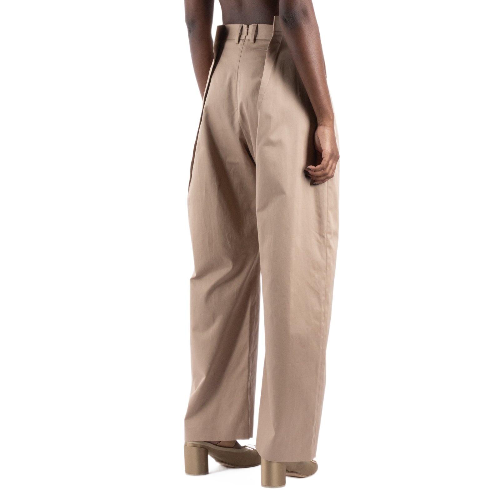 MM6 MAISON MARGIELA ASYMMETRIC TROUSERS