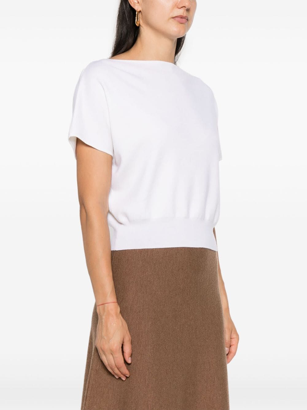 Shop P.a.r.o.s.h Knitted Top In White