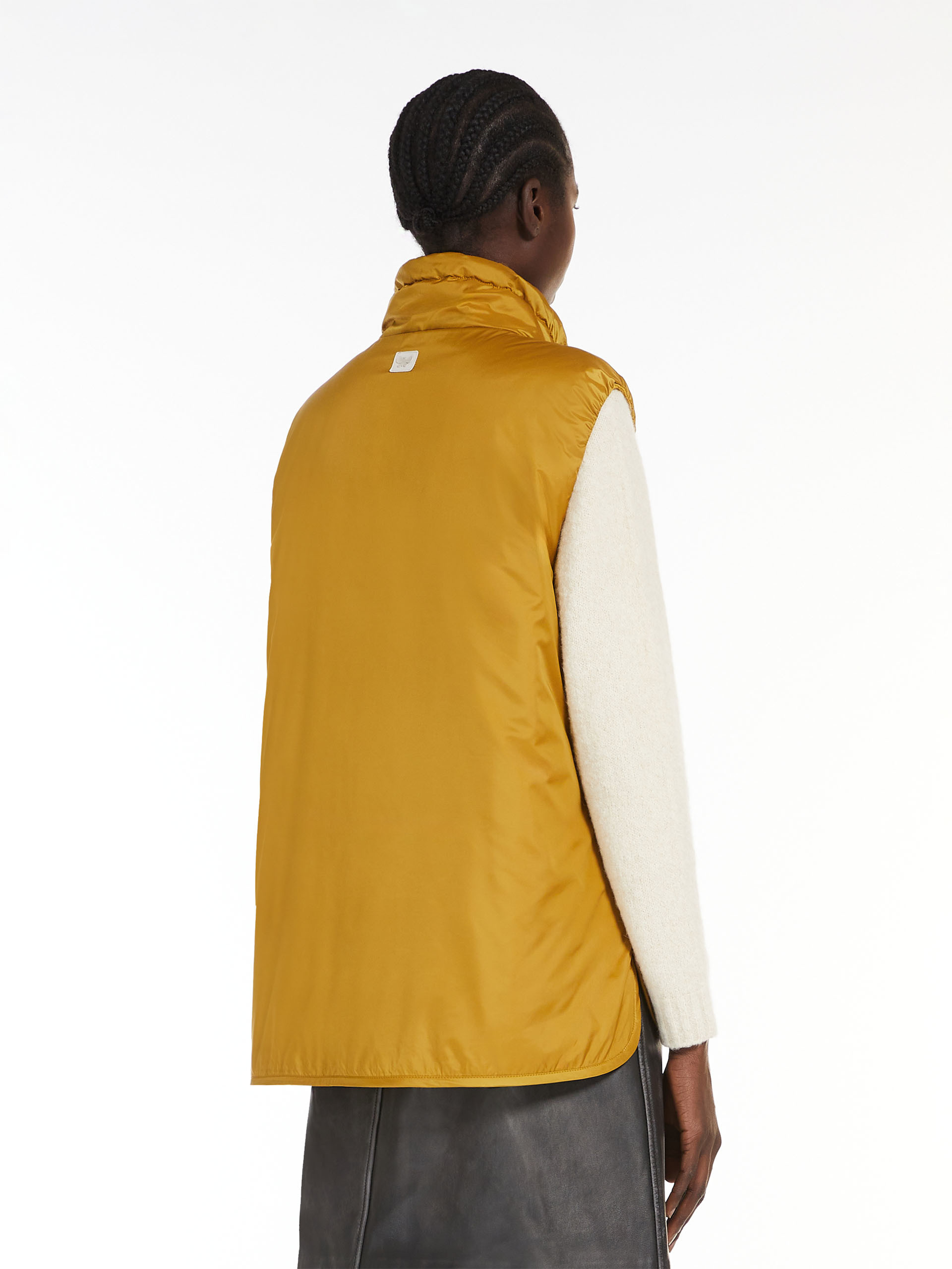WEEKEND MAX MARA WATERPROOF CANVAS DOUBLE-SIDED VEST