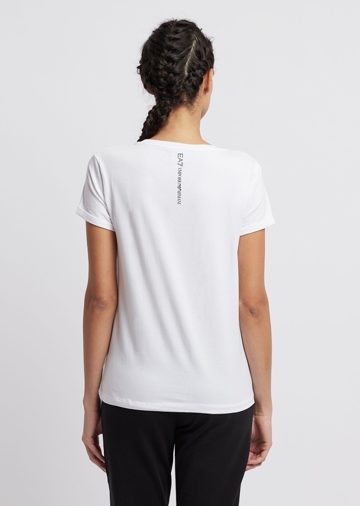 EA7 LOGO PRINTED T-SHIRT