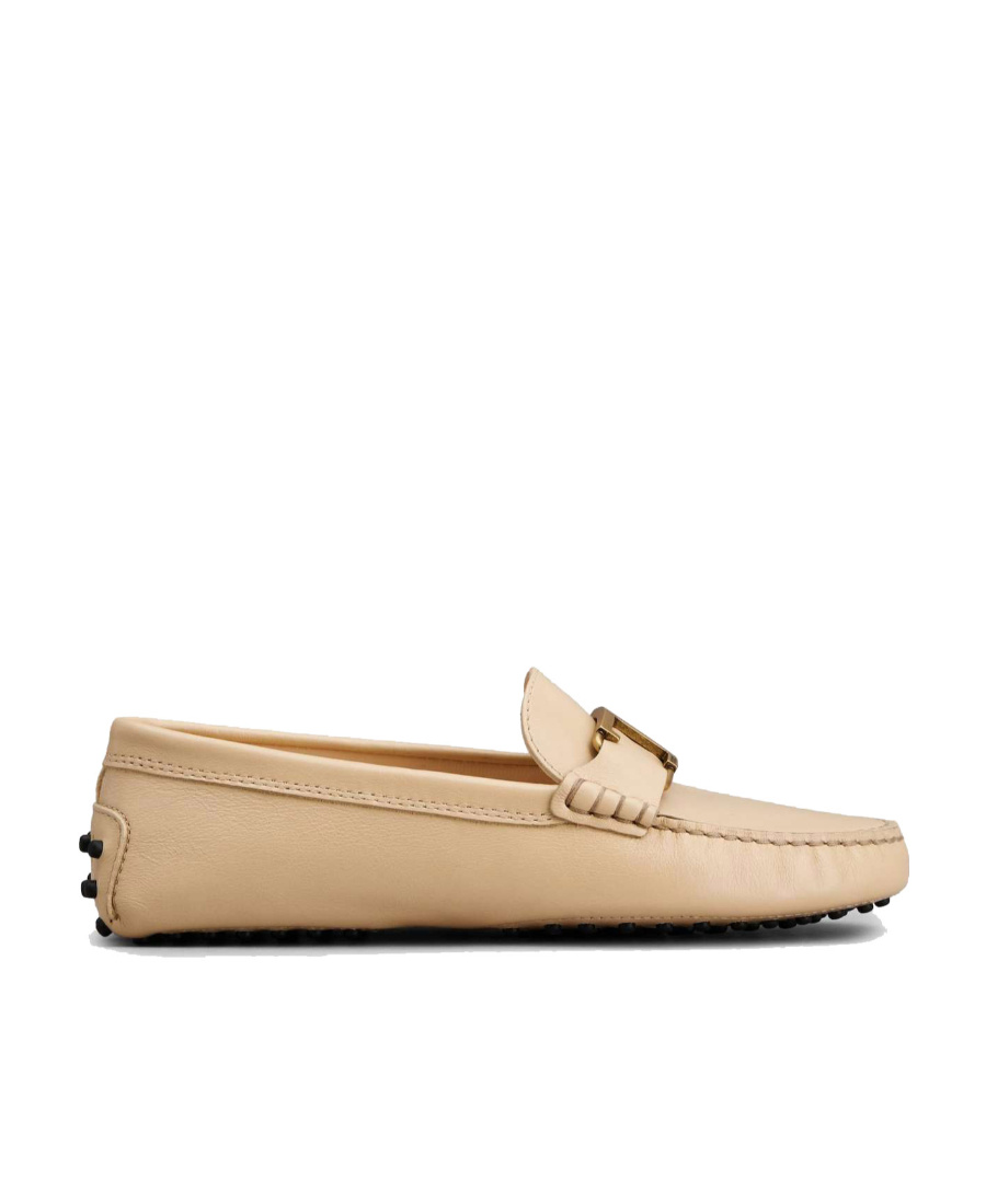 Tod's T Timeless Gommino Driving Shoes In Nude